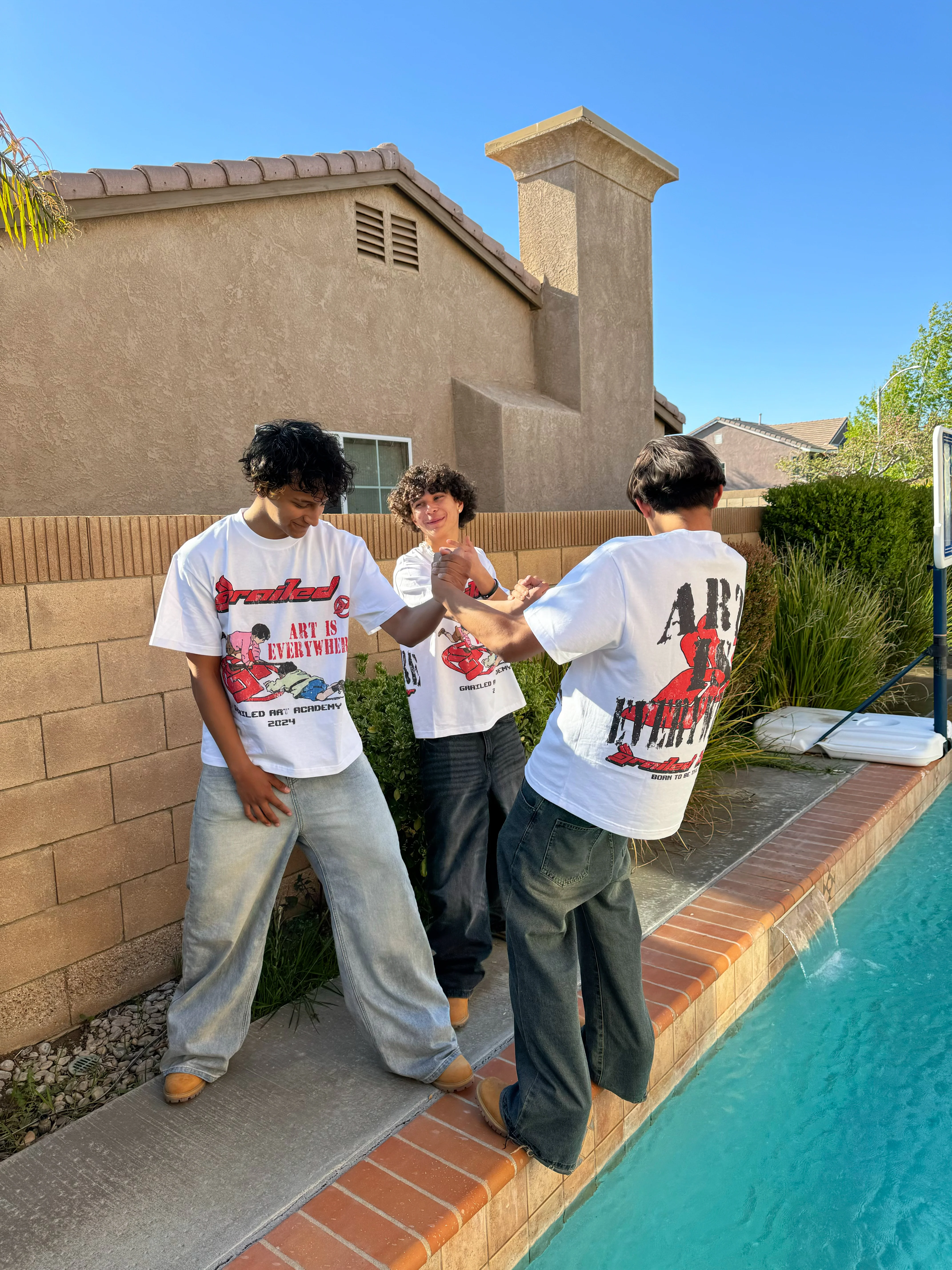 "Art Is Everywhere Tee" (White) - Image 3