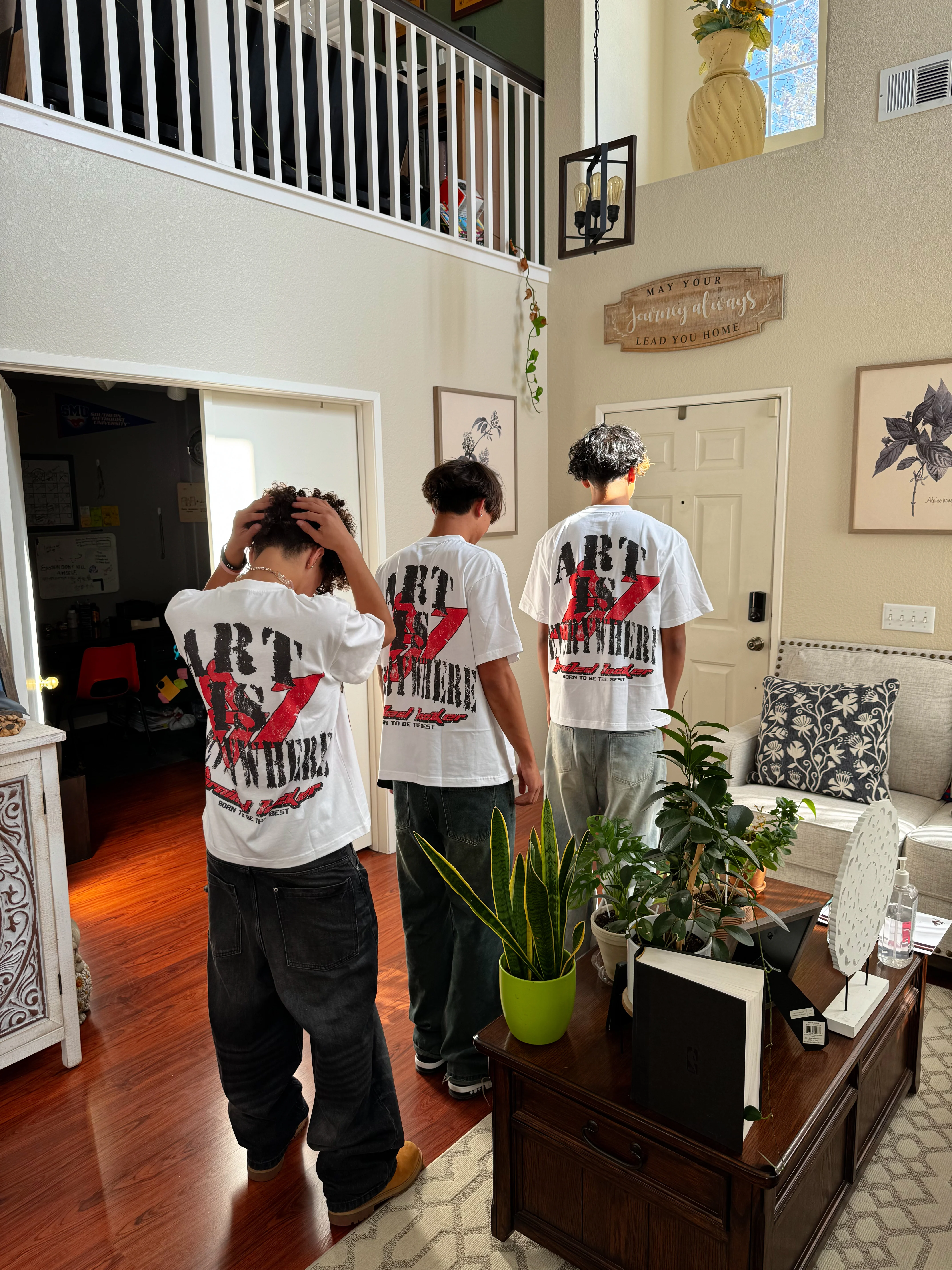 "Art Is Everywhere Tee" (White) - Image 5