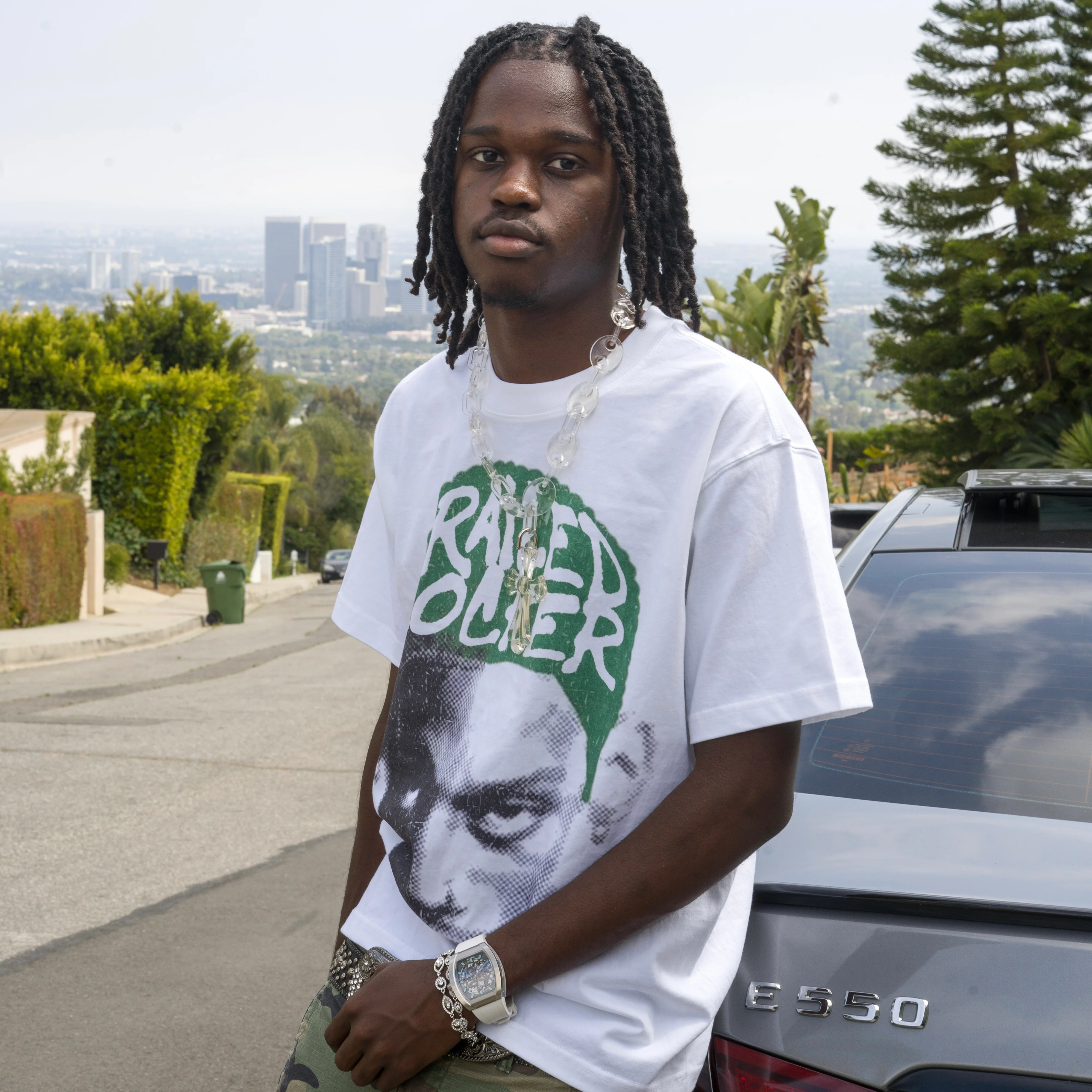 "Dennis Rodman Tee" (White) - Image 6