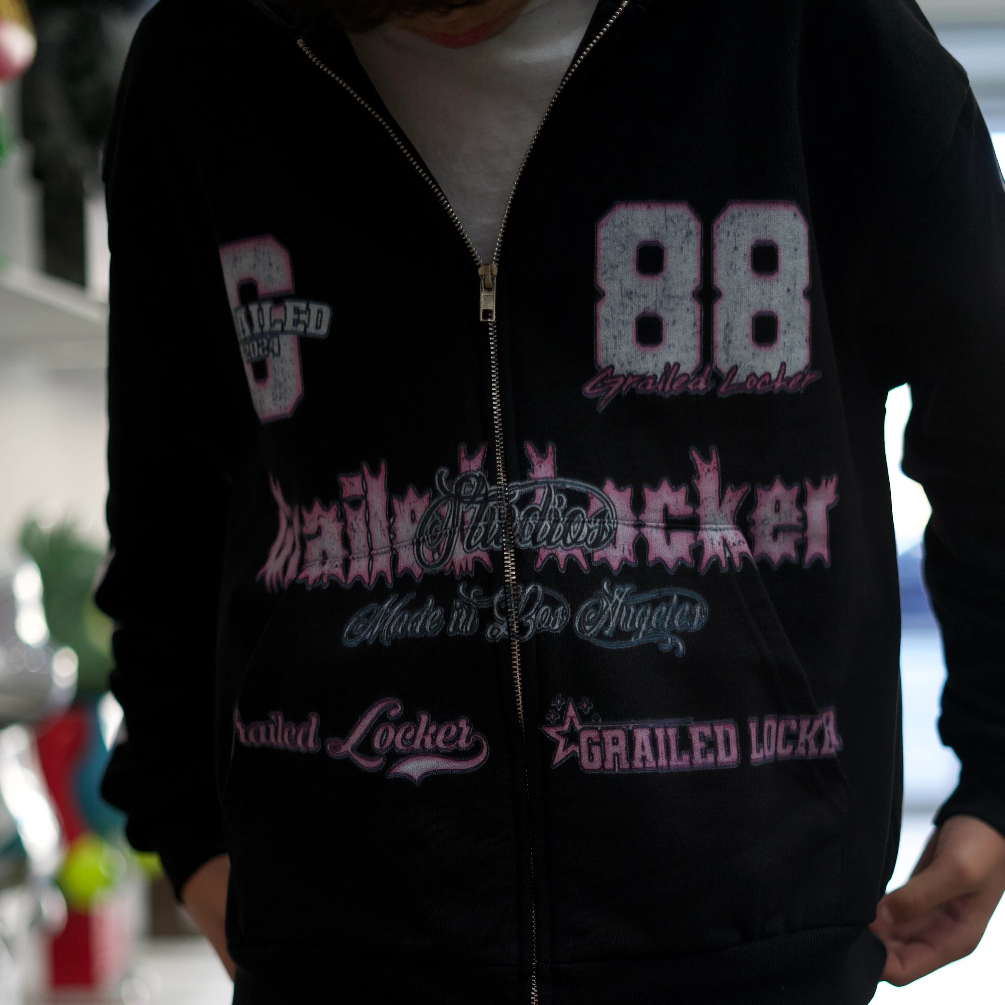 GL Eighty-Eight French Terry Zipped Hoodie - Image 6