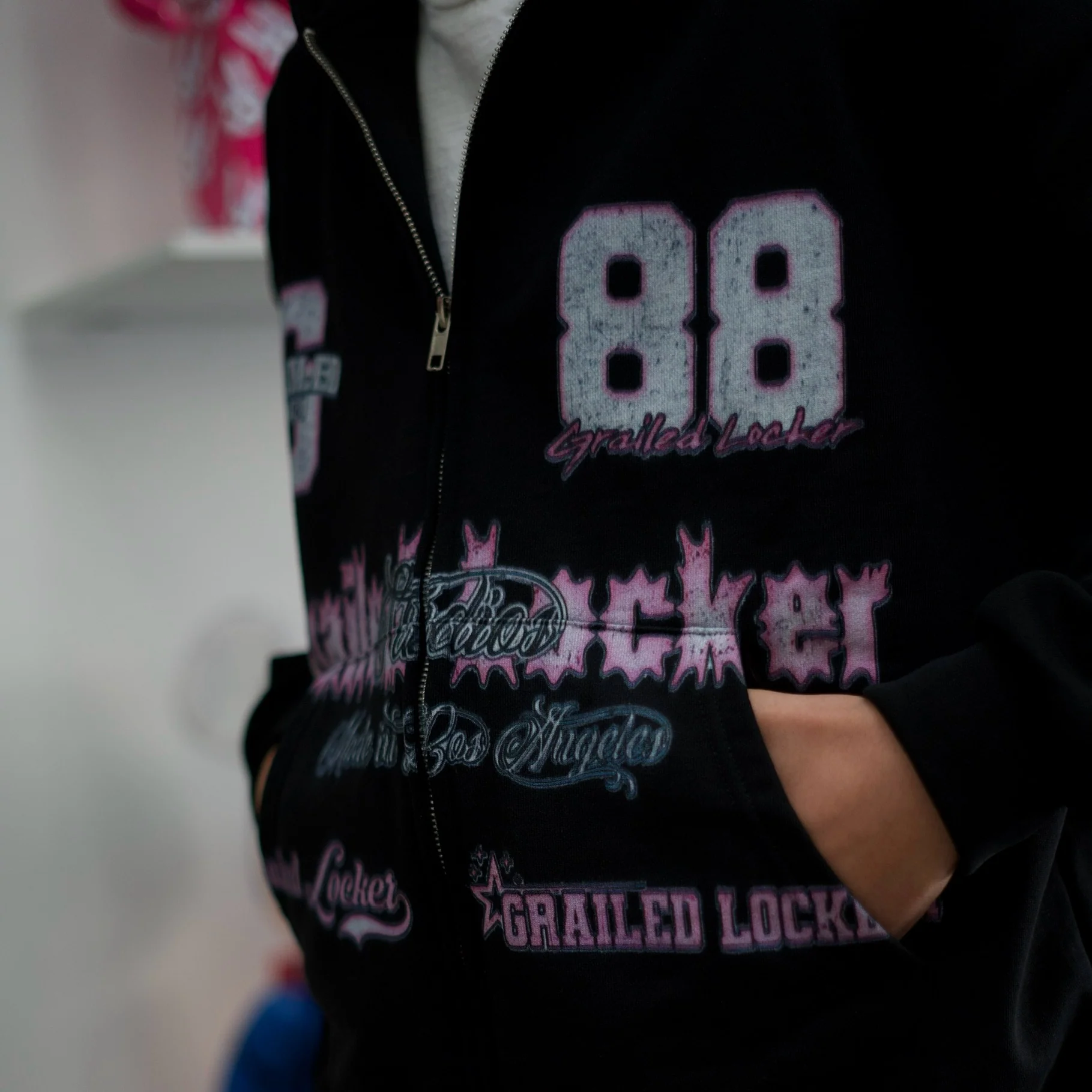 GL Eighty-Eight French Terry Zipped Hoodie - Image 7