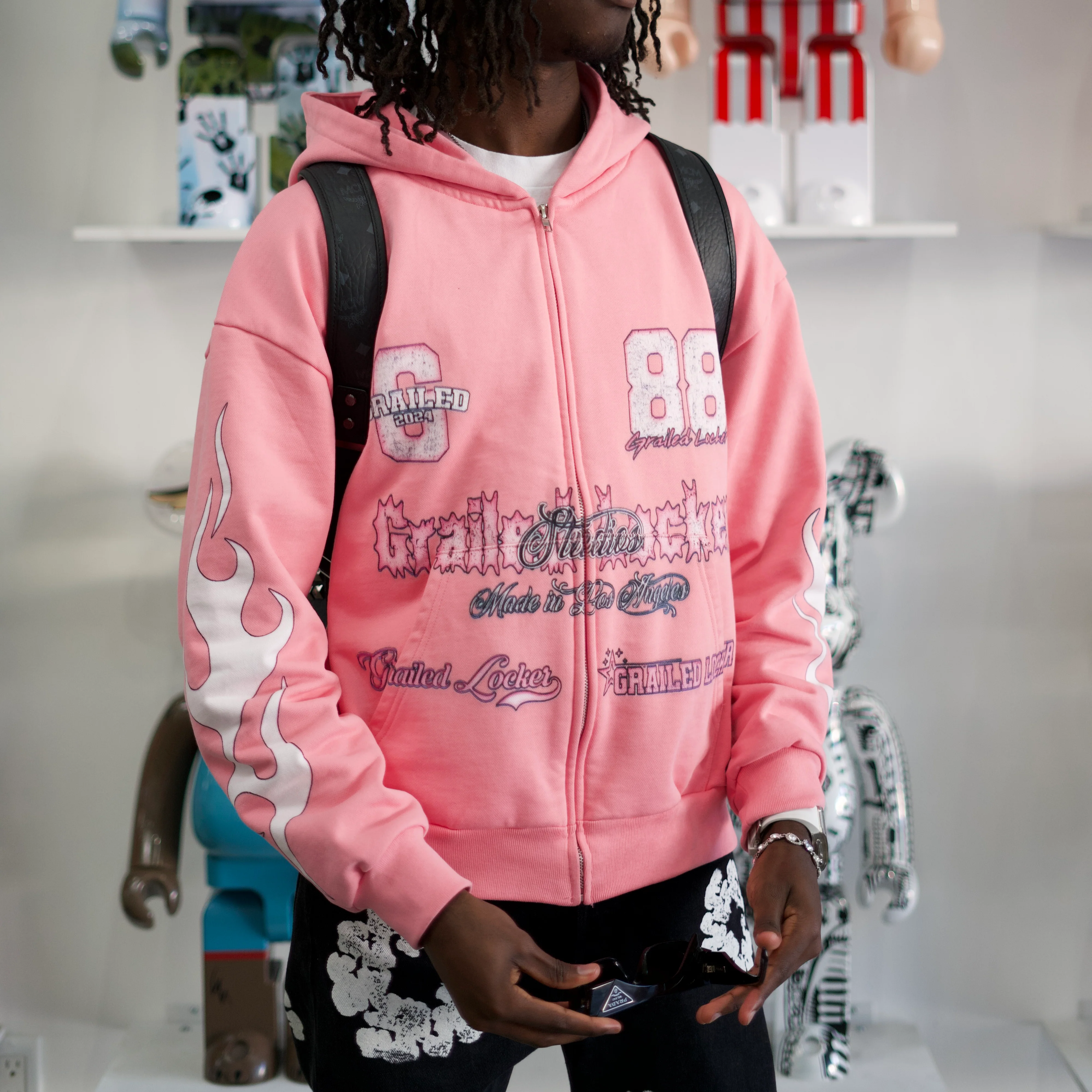 GL Eighty-Eight French Terry Zipped Hoodie - Image 10