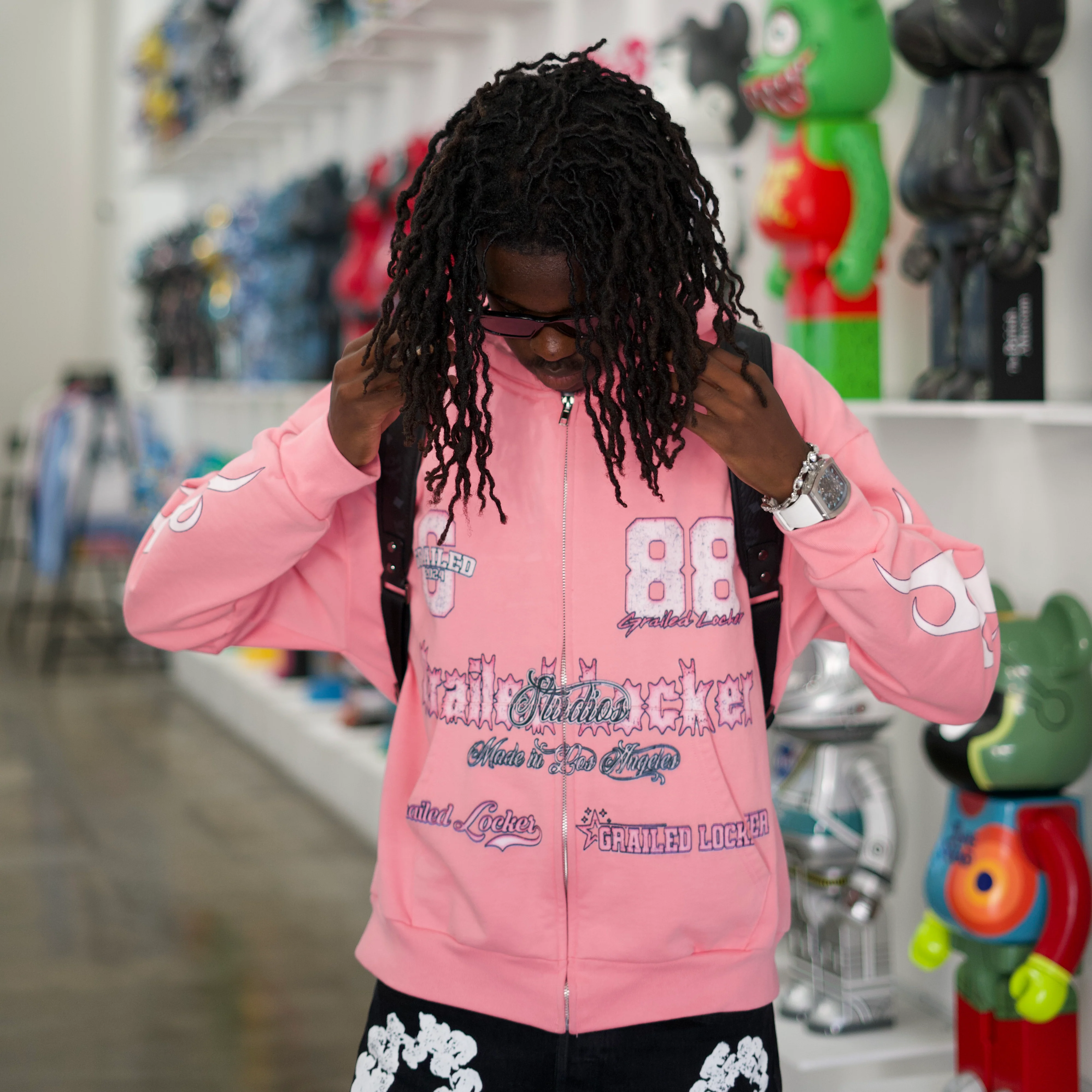 GL Eighty-Eight French Terry Zipped Hoodie - Image 12