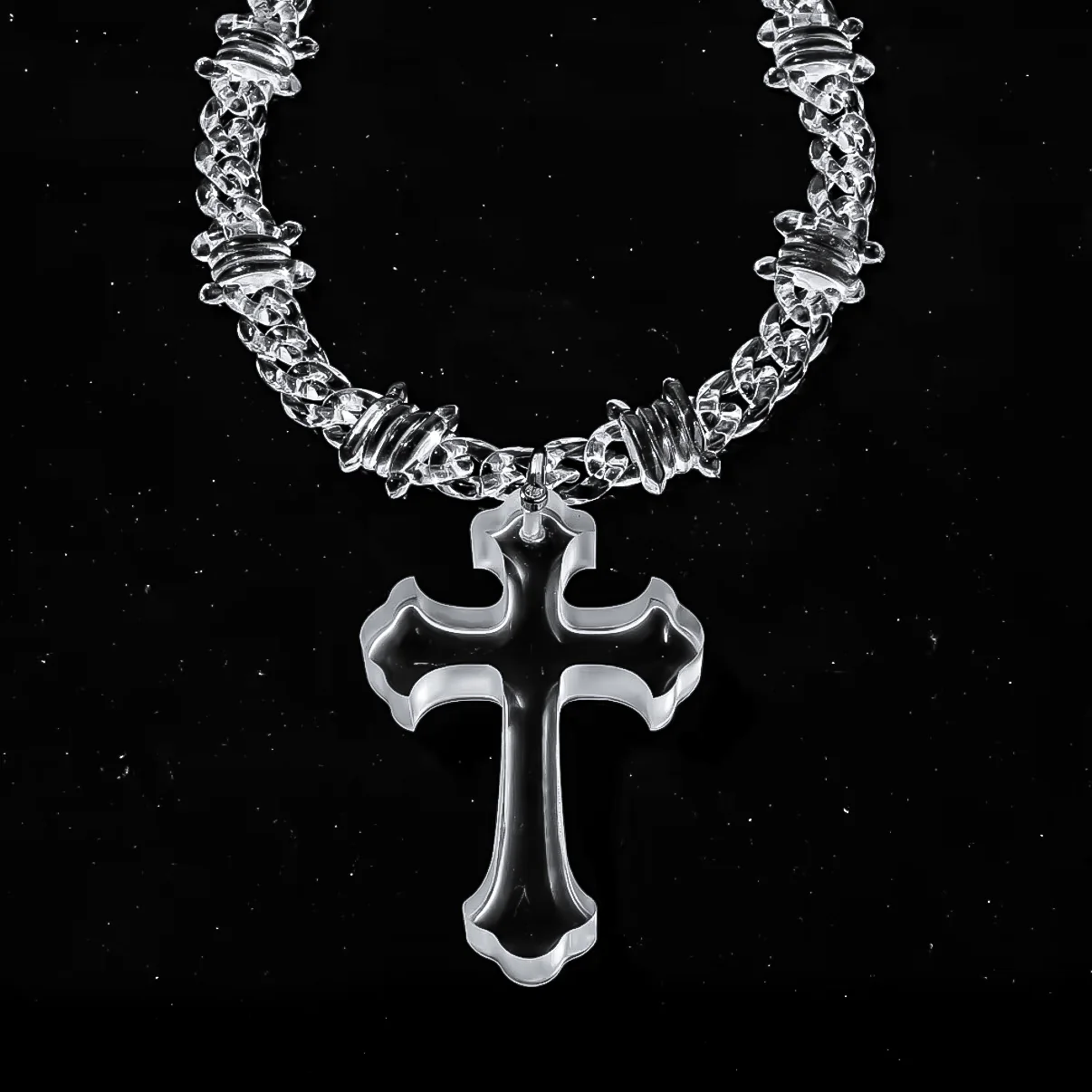 Phantom Cross Link Necklace - Image 3