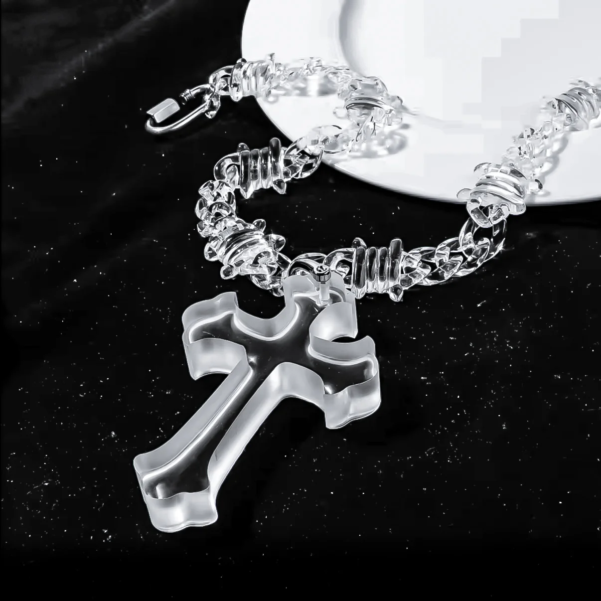 Phantom Cross Link Necklace - Image 5