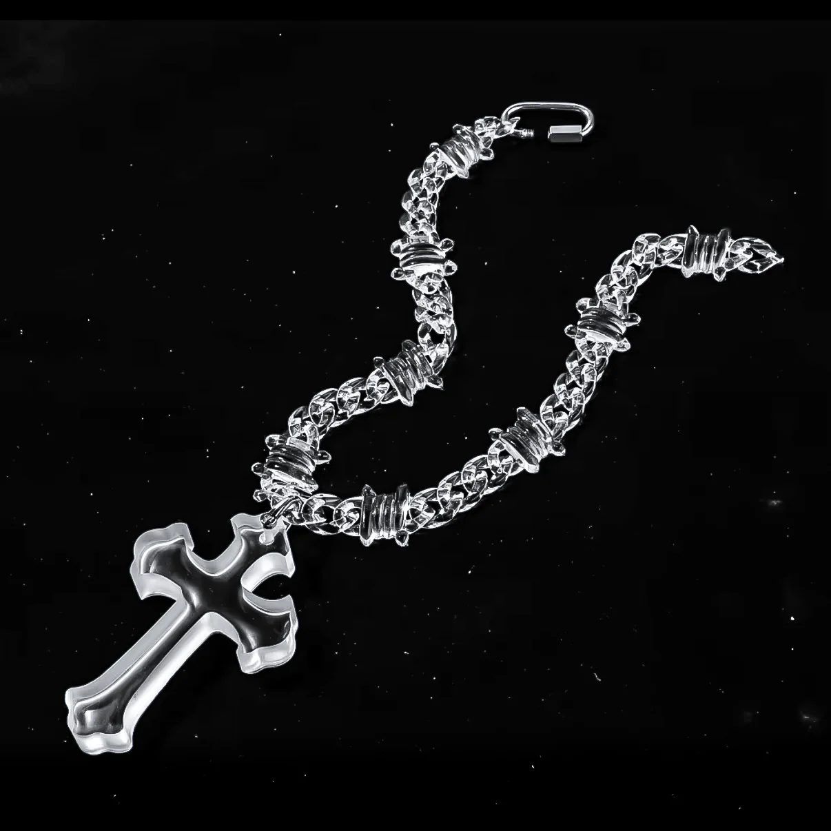Phantom Cross Link Necklace - Image 6