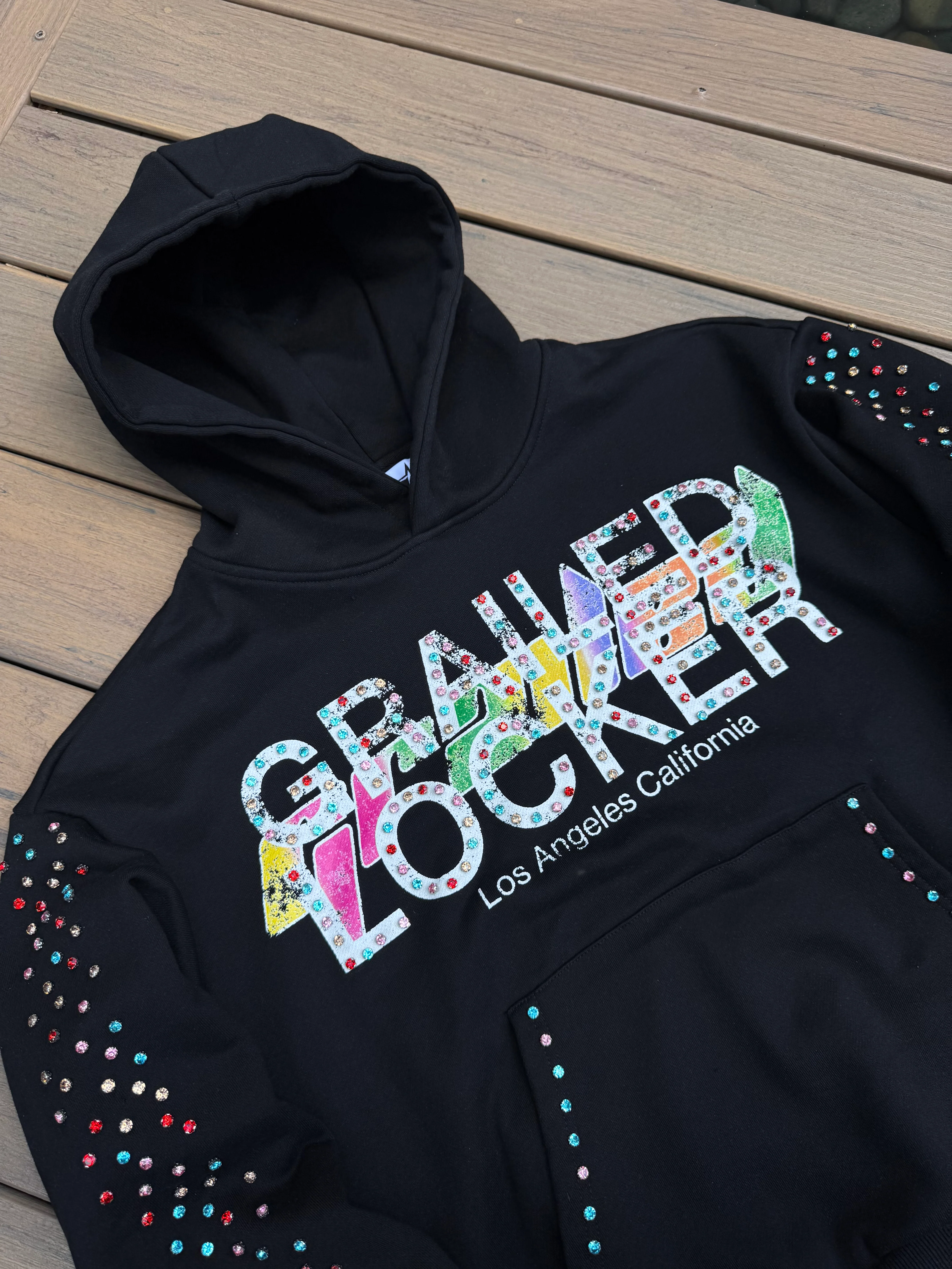 The Diamond Grail Hoodie — Black & Pink Editions - Image 4