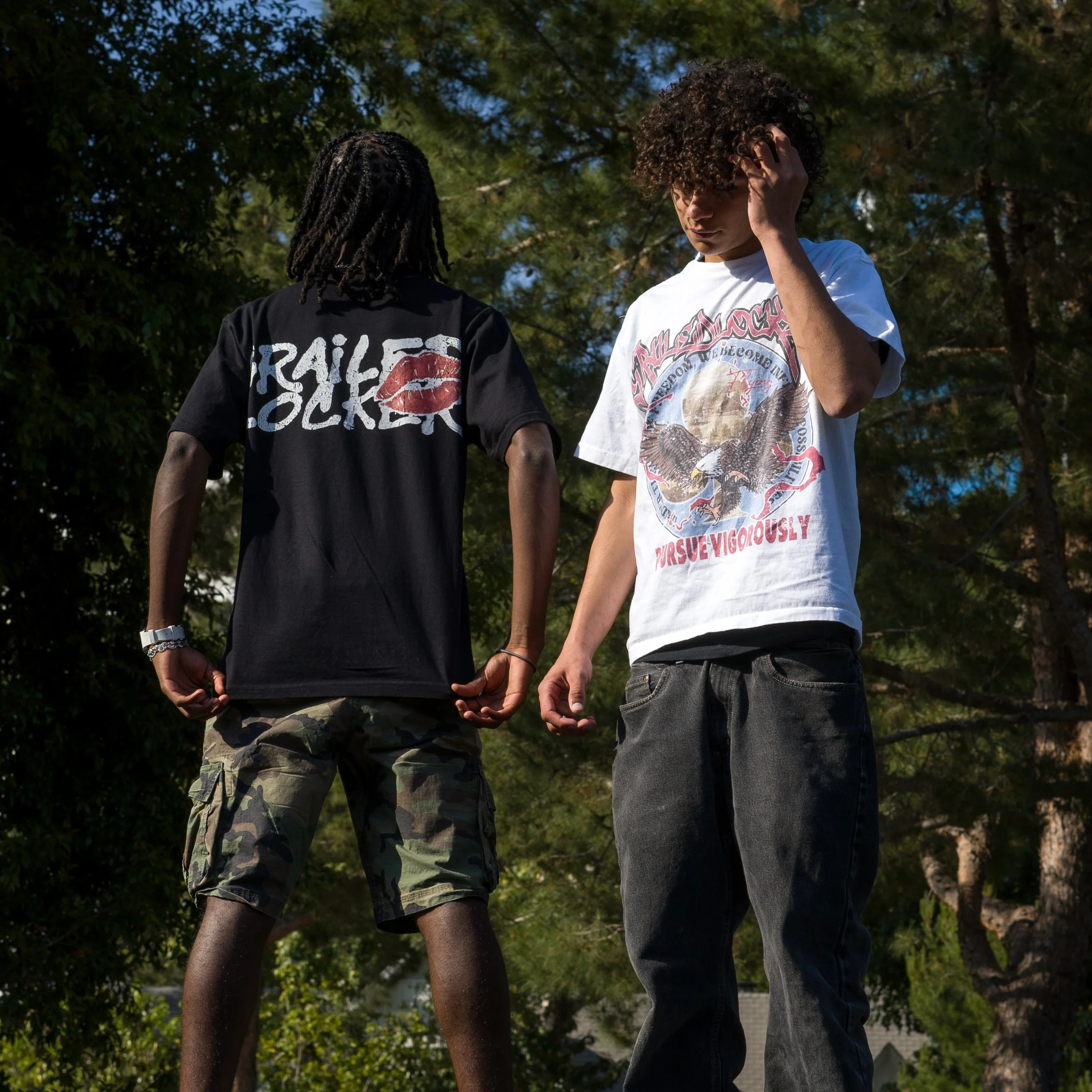 "Vintage Eagle Tee" (White) - Image 8